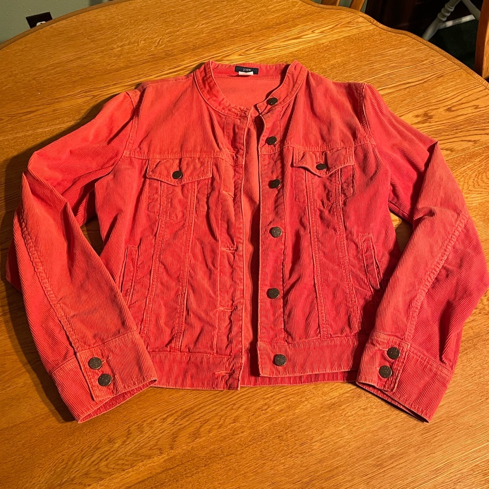 Orange Corduroy Jacket